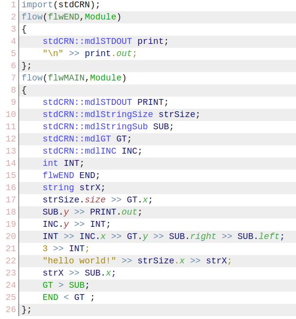data flow programming
